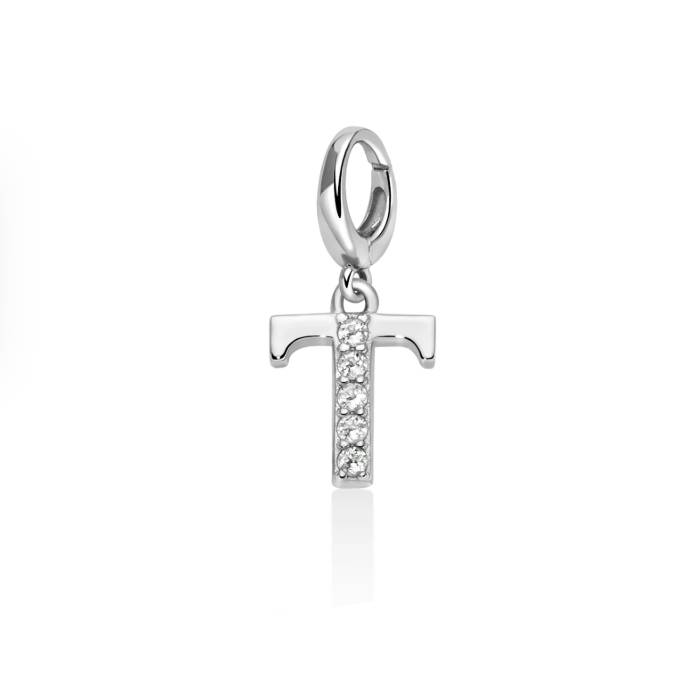 Charm Donna Miluna Pendente Argento Topazio PFD888-T