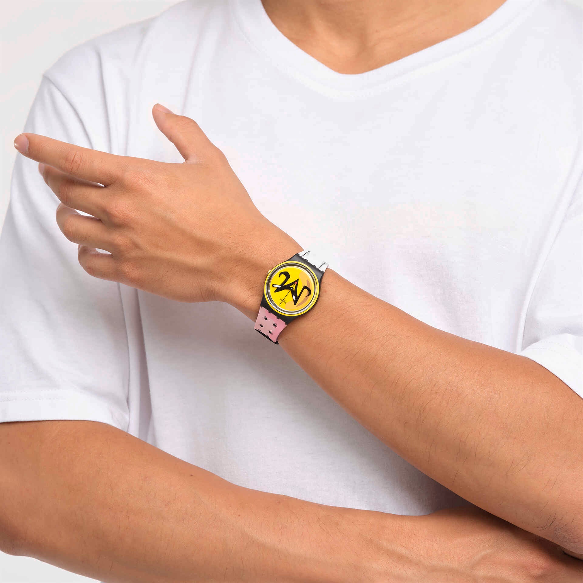 Orologio Uomo Swatch Quarzo Solo Tempo Majin Buu Dragonball GZ358