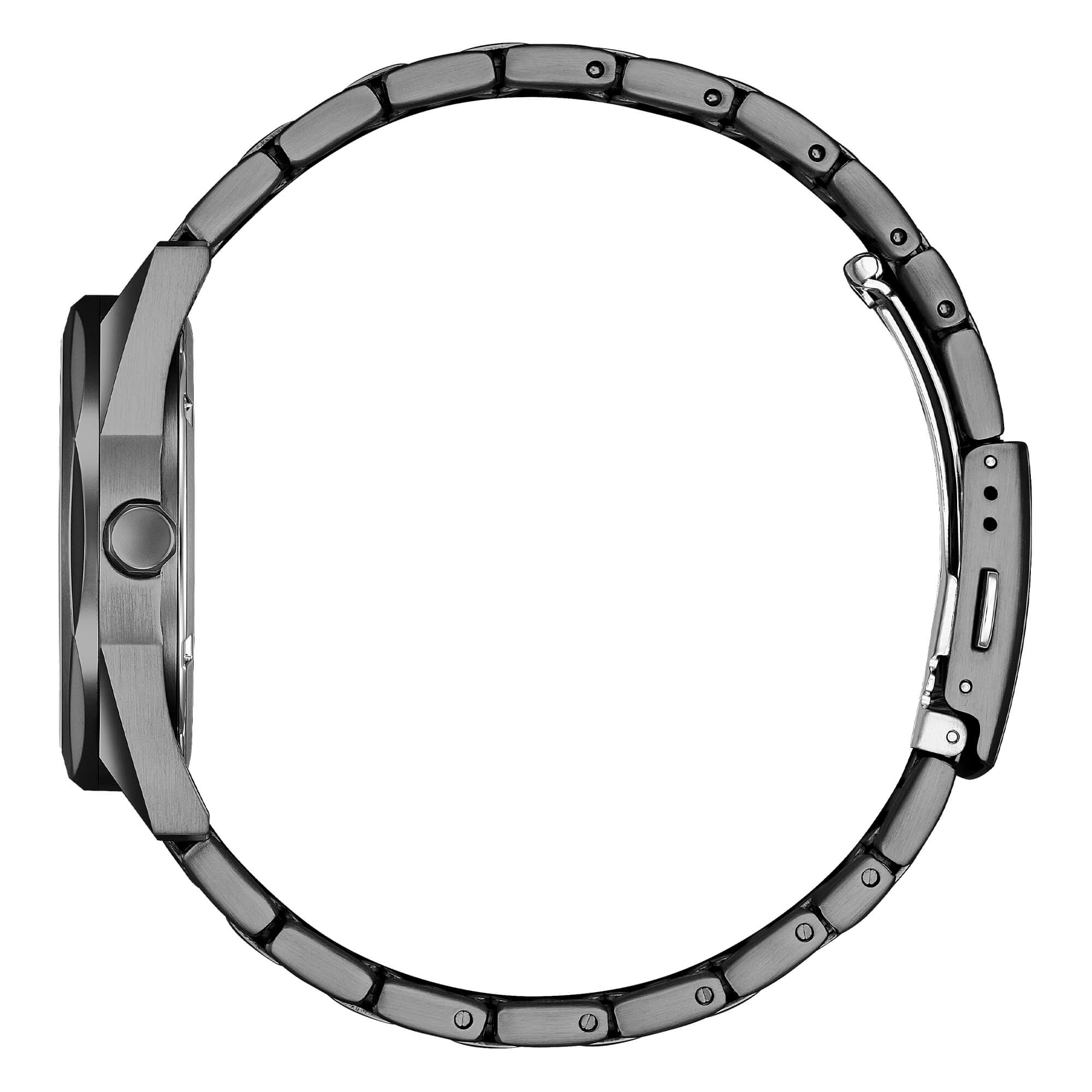 Orologio Uomo Citizen Nero Grigio Eco-Drive Acciaio Data BM7625-80H
