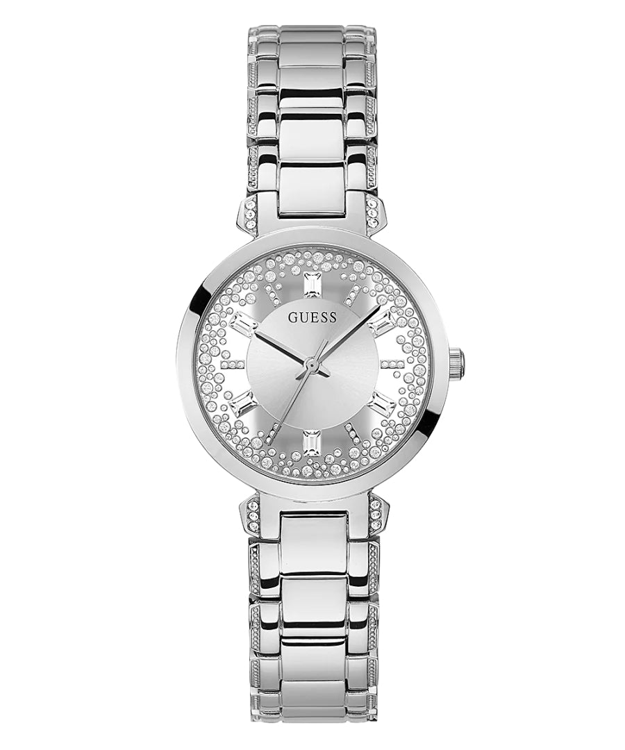 Orologio Donna Guess Quarzo Solo Tempo Zirconi Acciaio GW0470L1