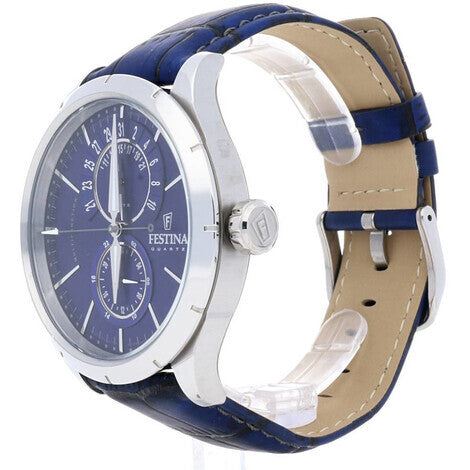 Orologio Uomo Acciaio Festina Quarzo Retrò Pelle F16573/7