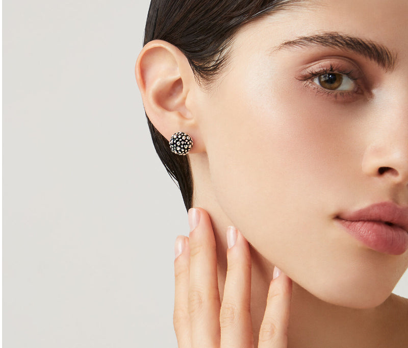 Orecchini Donna Giovanni Raspini Argento 925 Ciondolo Boule Perlage 11603