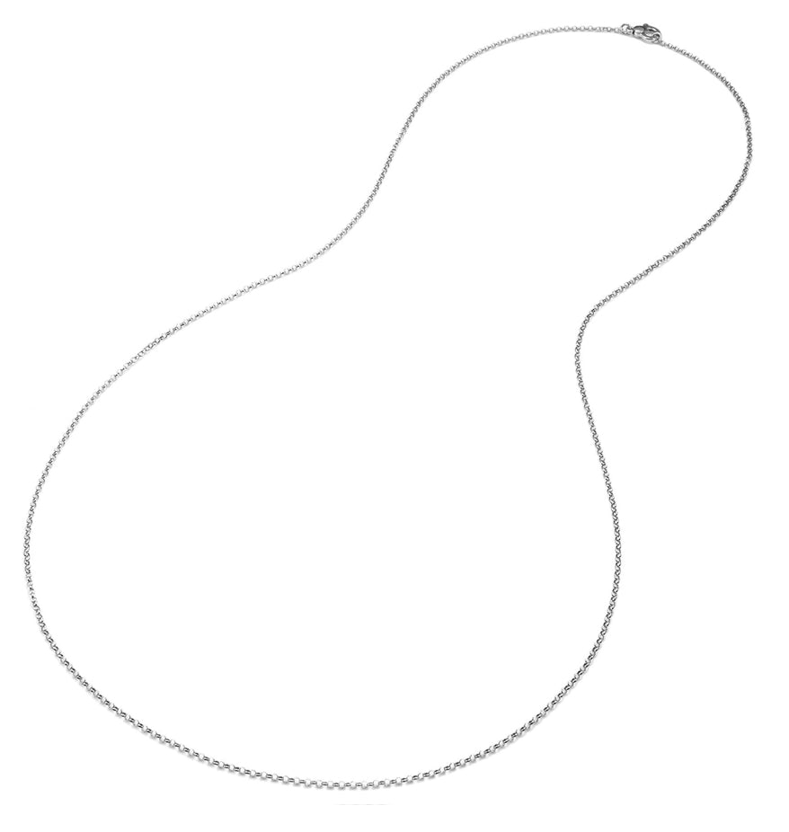 Collana Donna Giovanni Raspini Argento 925 Catena Mini Rolò 90 cm 07564/90