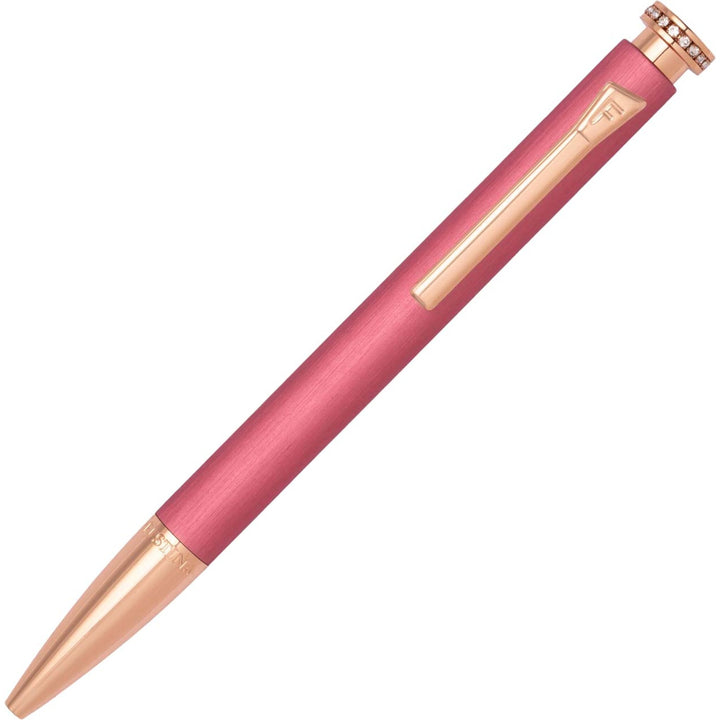 Penna Donna Festina Acciaio Rosa Satinato Rosè Zirconi FS123/K
