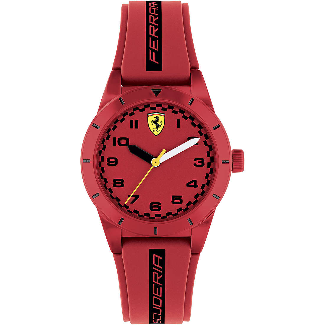 Orologio Uomo Ferrari Quarzo Solo Tempo Redrev Rosso FER0860018
