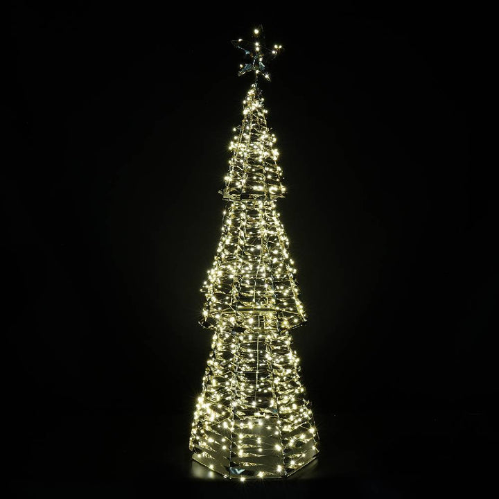 Albero Decostar Oro Led Altezza 152 cm 824600