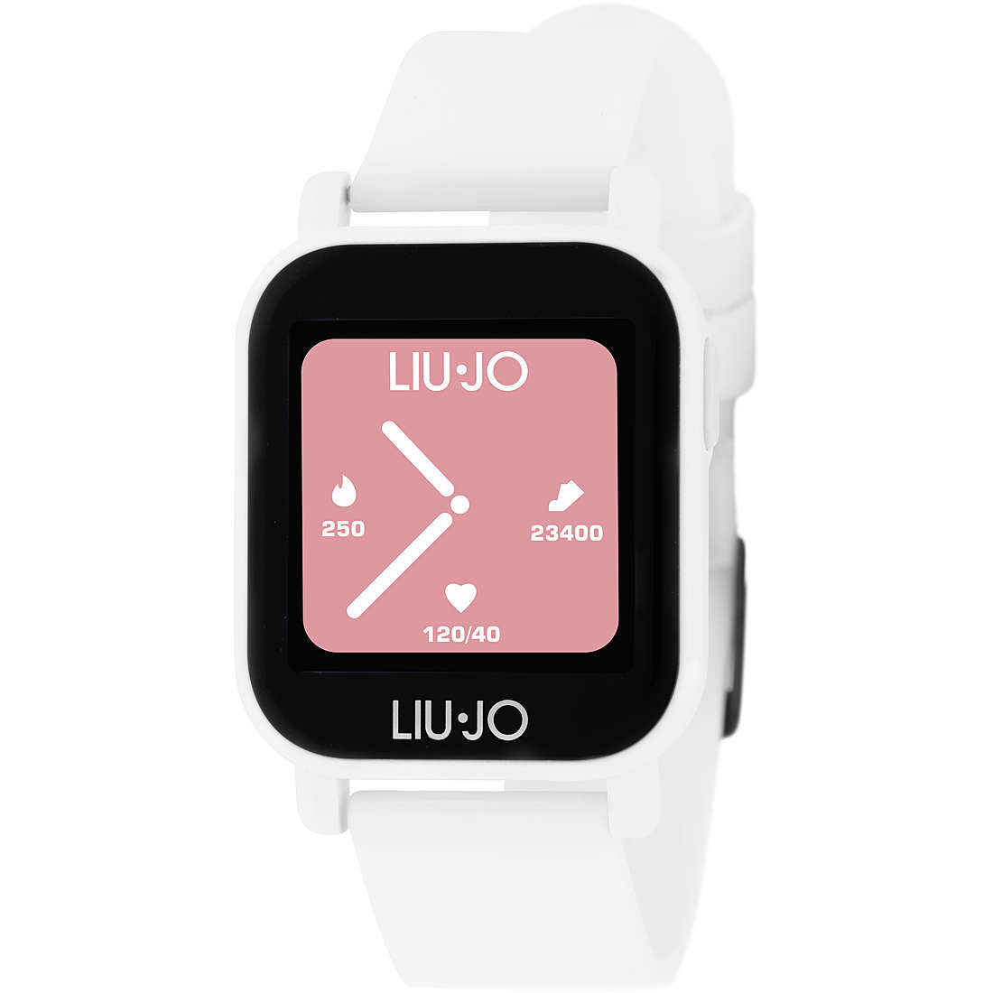 Orologio Liu Jo Donna Smartwatch Cinturino Cassa Gomma Bianco SWLJ025