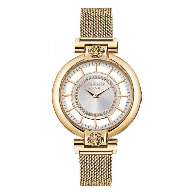 Orologio Donna Versus By Versace Quarzo Solo Tempo Acciaio Leone Dorato VSP1H0621