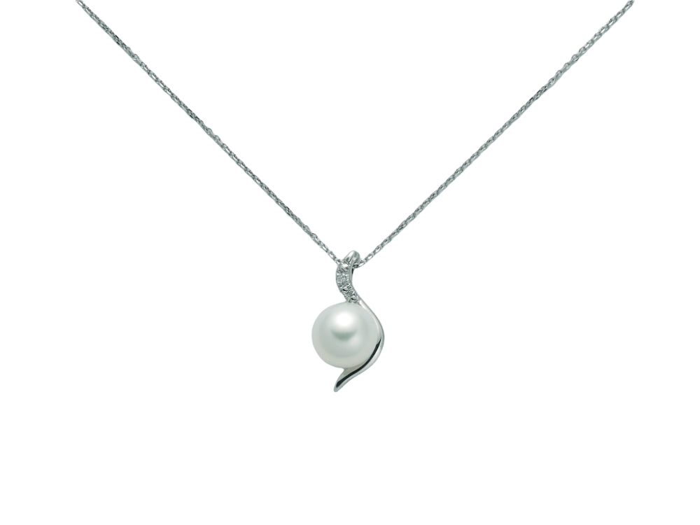 Collana Donna Miluna Girocollo ORO 750 con perla e diamanti