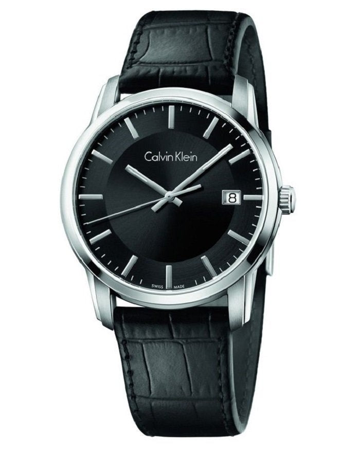 Orologio Uomo Calvin Klein Acciaio Pelle Quarzo Swiss Made K5S311C1