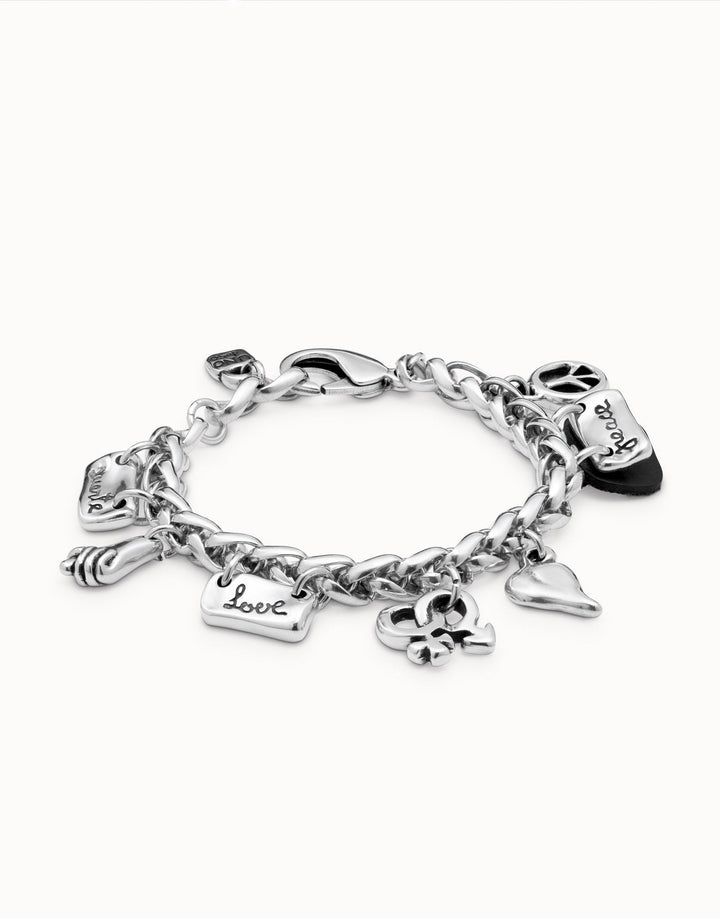 Bracciale Donna Uno De 50 Catena Ciondoli PUL1290MTL0000M