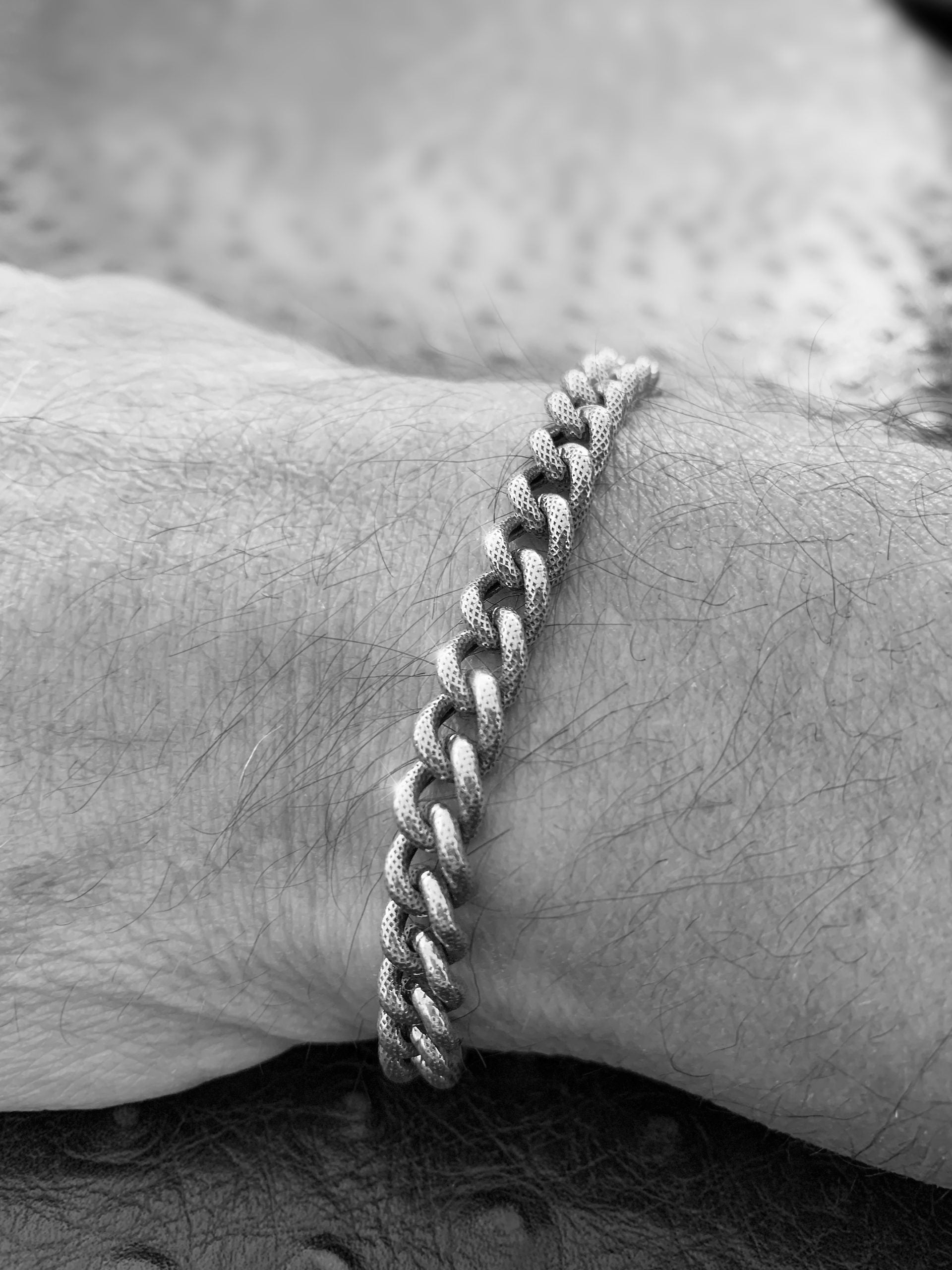 Bracciale Uomo Maria Cristina Sterling Argento 925 Groumette Brunita G4609/19