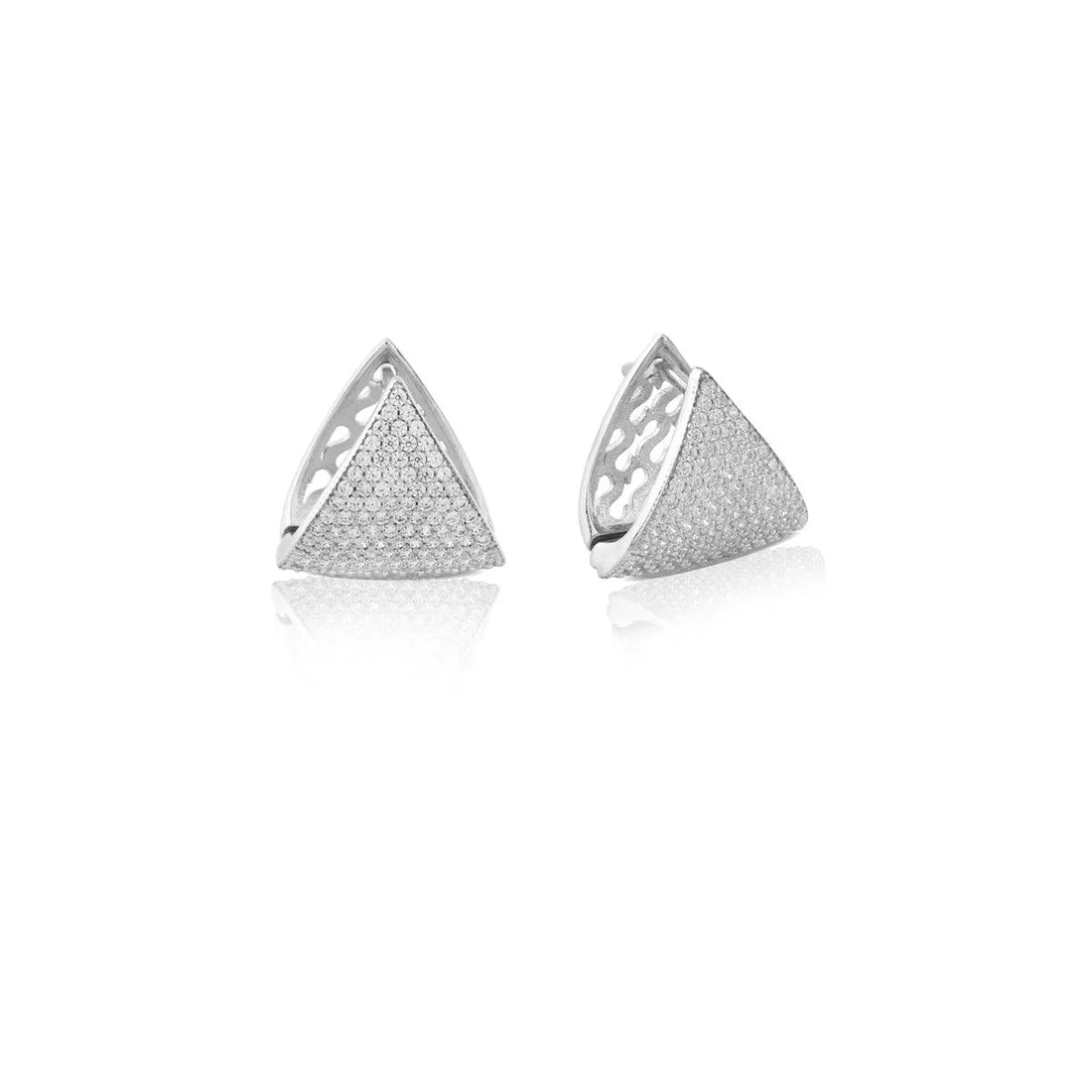 Orecchini Donna Sogni Argento 925 Pavè Zirconi Bianchi OR009BB