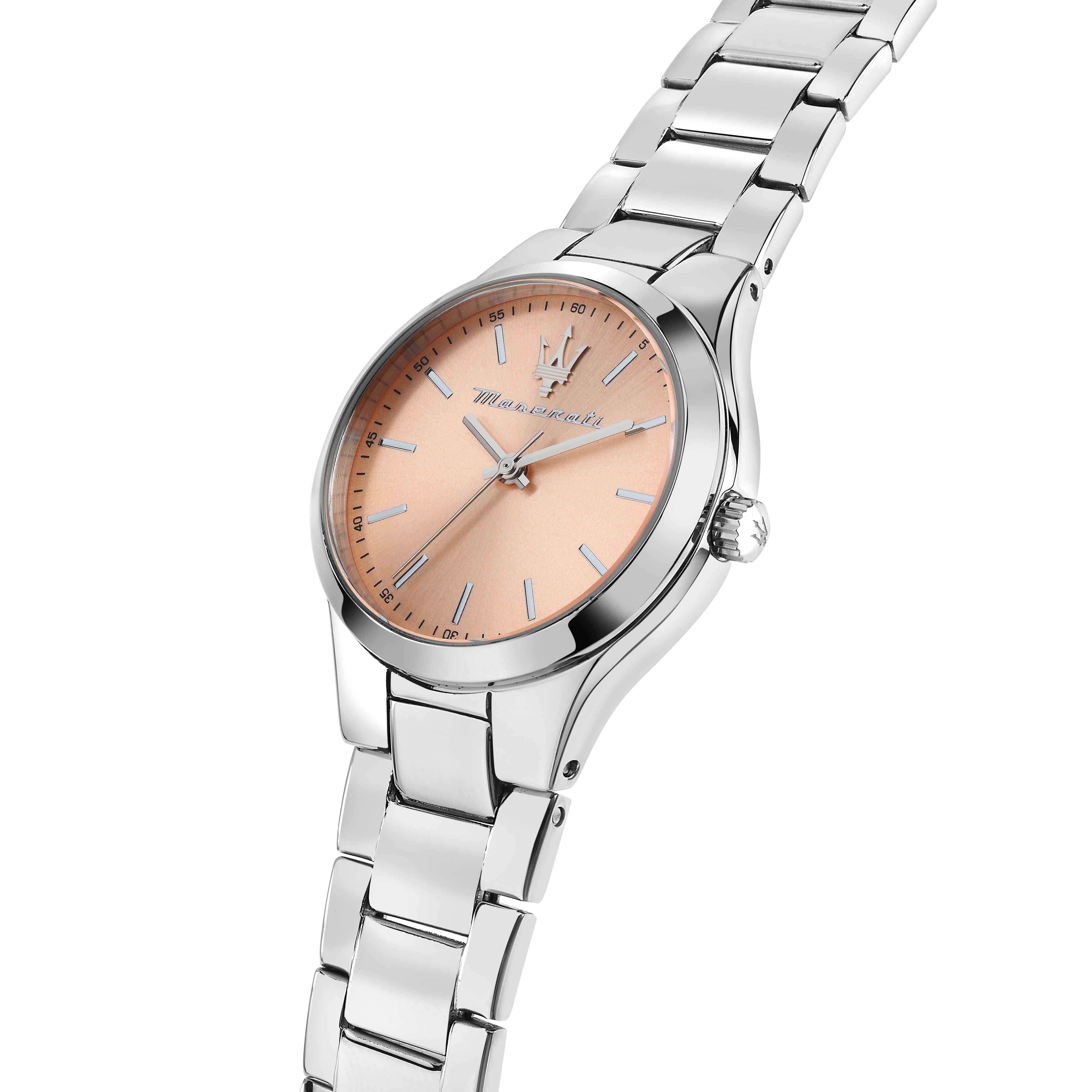 Orologio Donna Maserati Acciaio Quarzo Solo Tempo Rosa Attrazione R8853151507