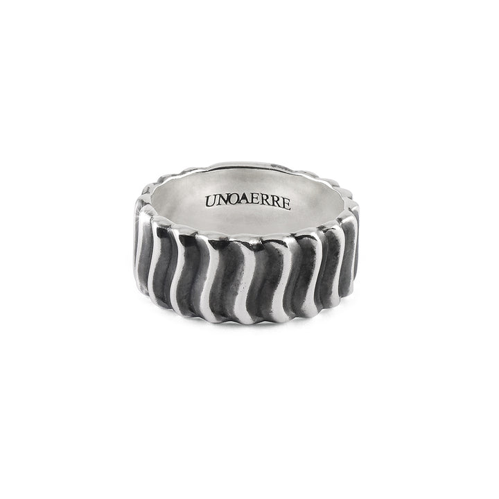 Anello Uomo Unoaerre Argento 925 a Fascia 480782