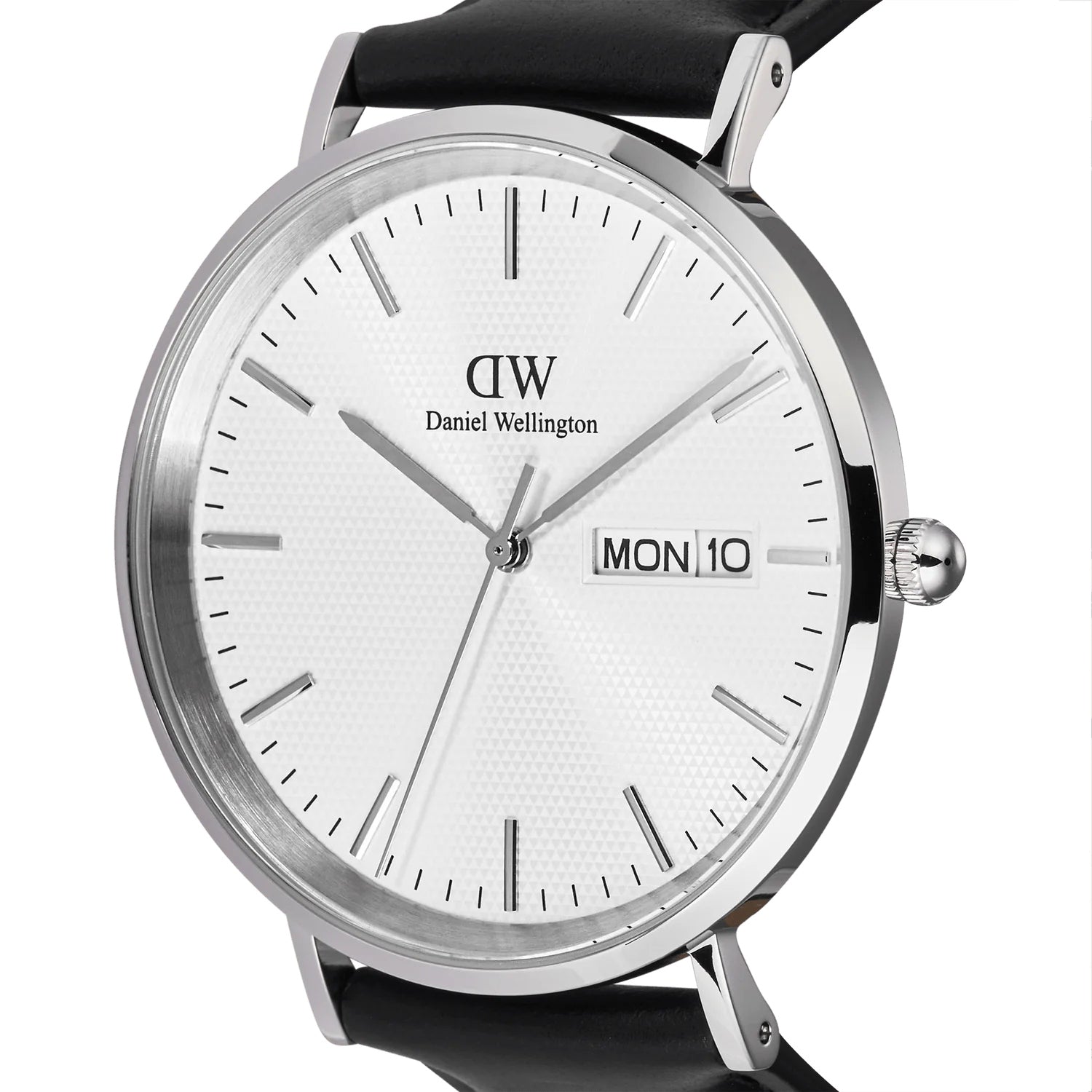 Orologio Uomo Daniel Wellington Acciaio Pelle Day Date DW00100832