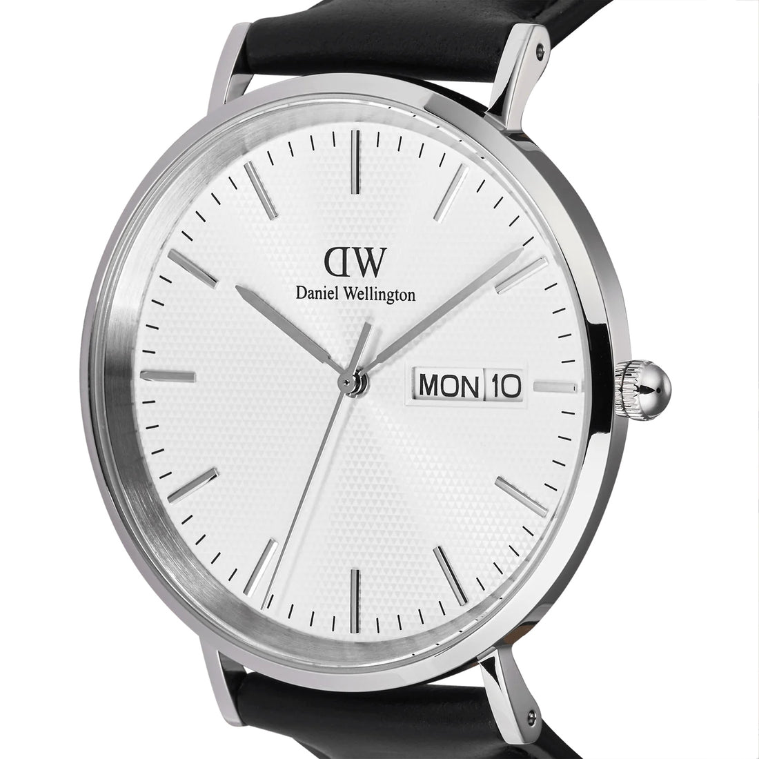 Orologio Uomo Daniel Wellington Acciaio Pelle Day Date DW00100832