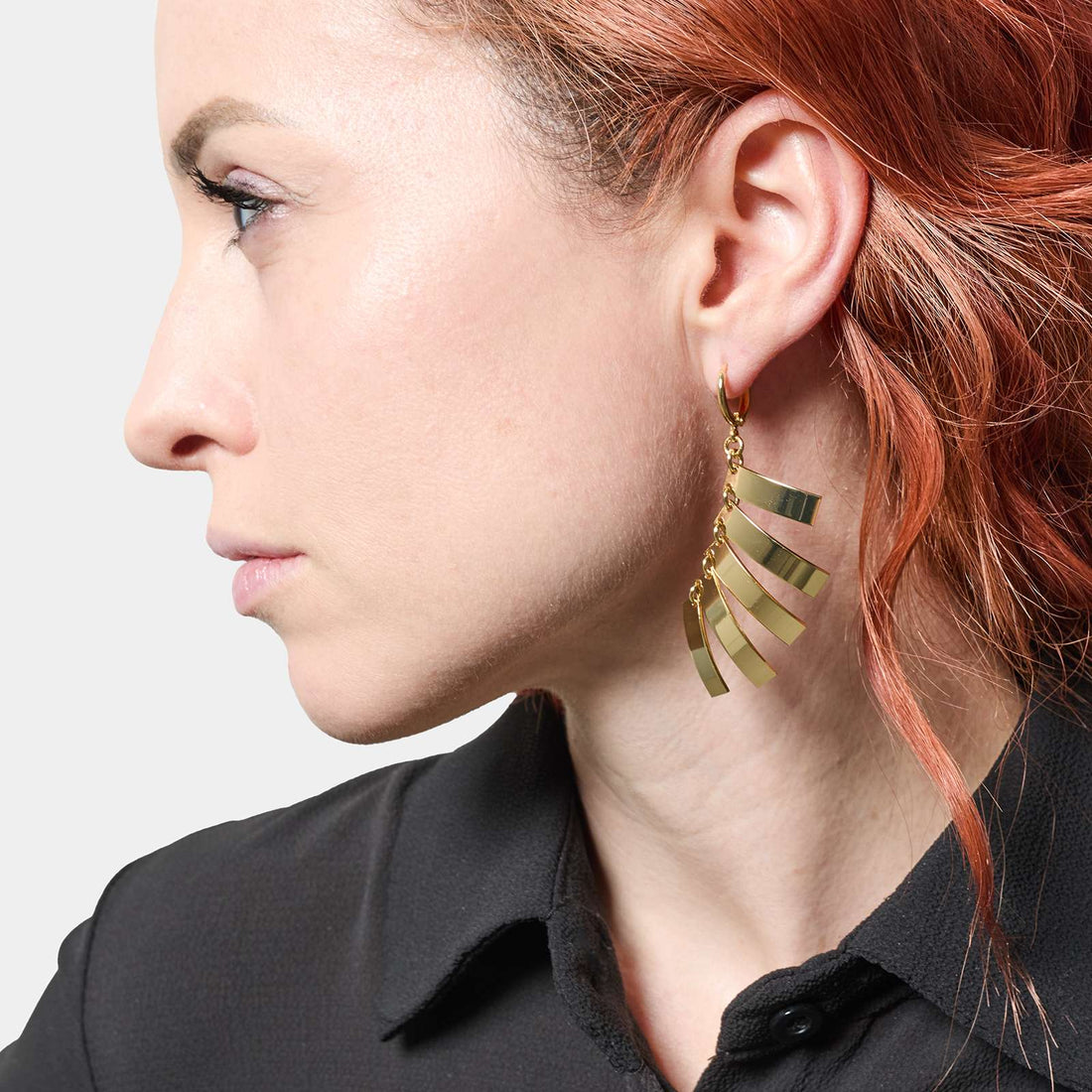 Orecchini Donna Unoaerre Bronzo Dorato Liscio 572418