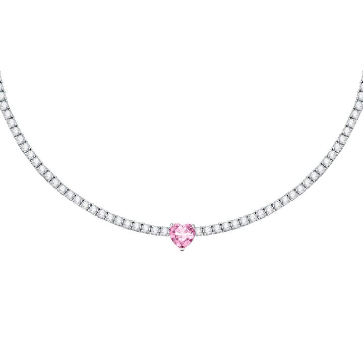 Collana Donna Chiara Ferragni Tennis Zirconi Cuori