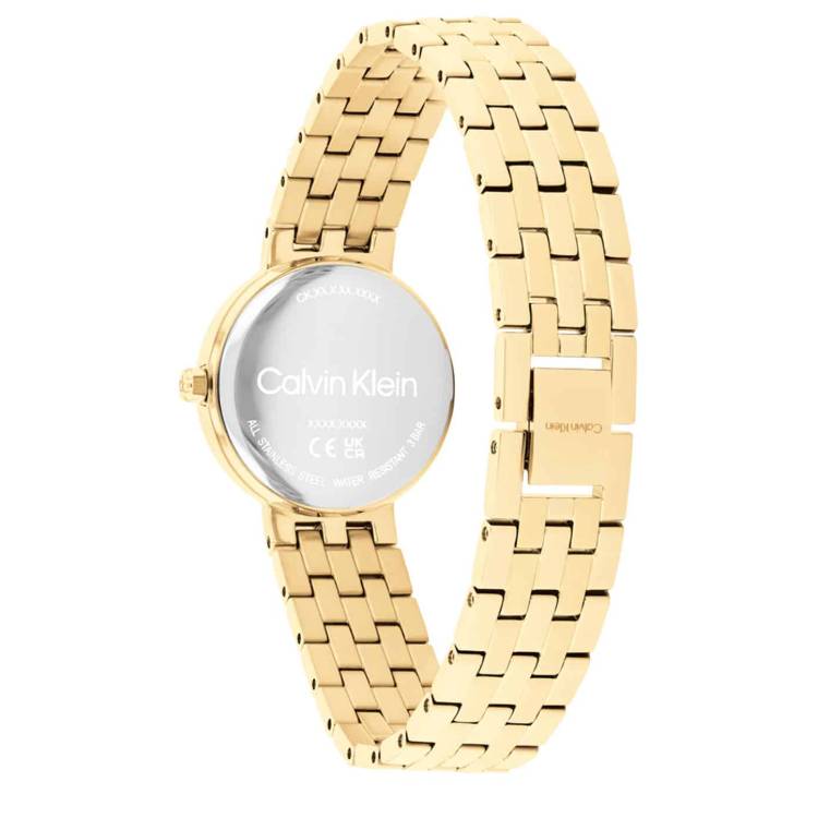 Orologio Donna Acciaio Oro Calvin Klein Quarzo Solo Tempo 25100187