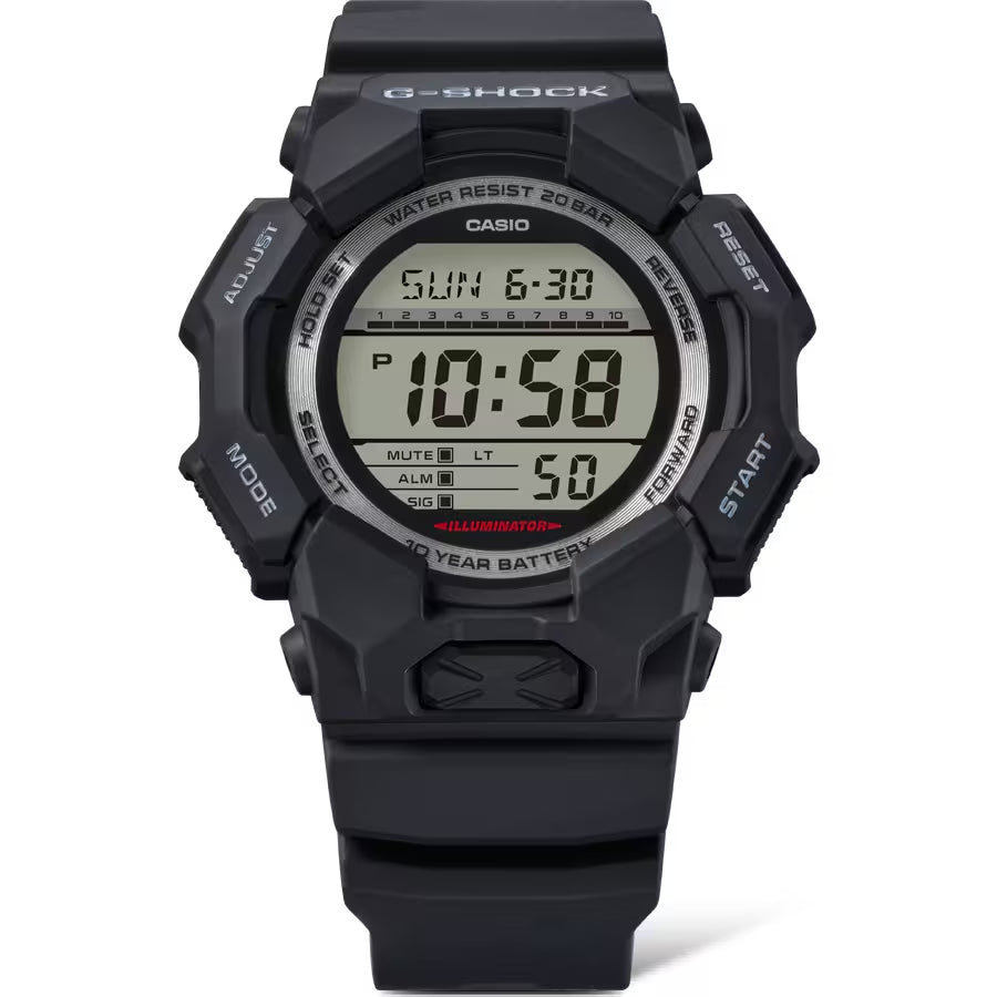 Orologio Uomo Casio G-SHOCK Nero Digitale 10 Anni Batteria GA-010-1ER