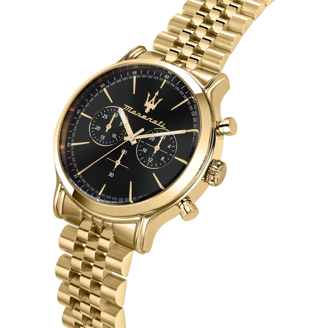 Orologio Uomo Maserati Acciaio Dorato Nero Cronografo Quarzo R8873618023