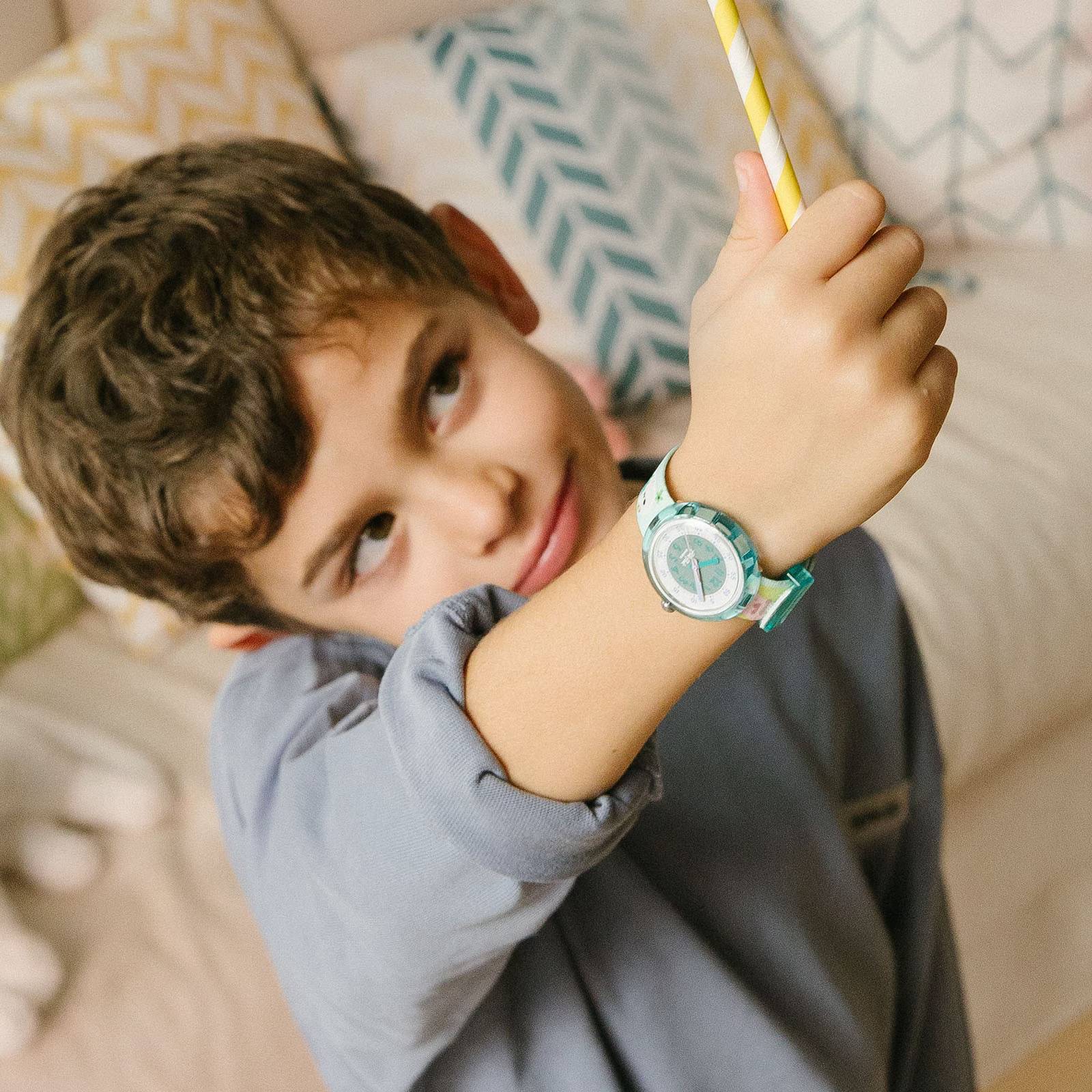 Orologio Bambino Swatch Flik Flak HAPPY BUDGIES Arcobaleno ZFPNP160