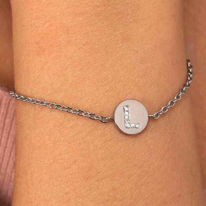 Bracciale Donna La Petite Story Acciaio Lettera L Family LPS05ASF45
