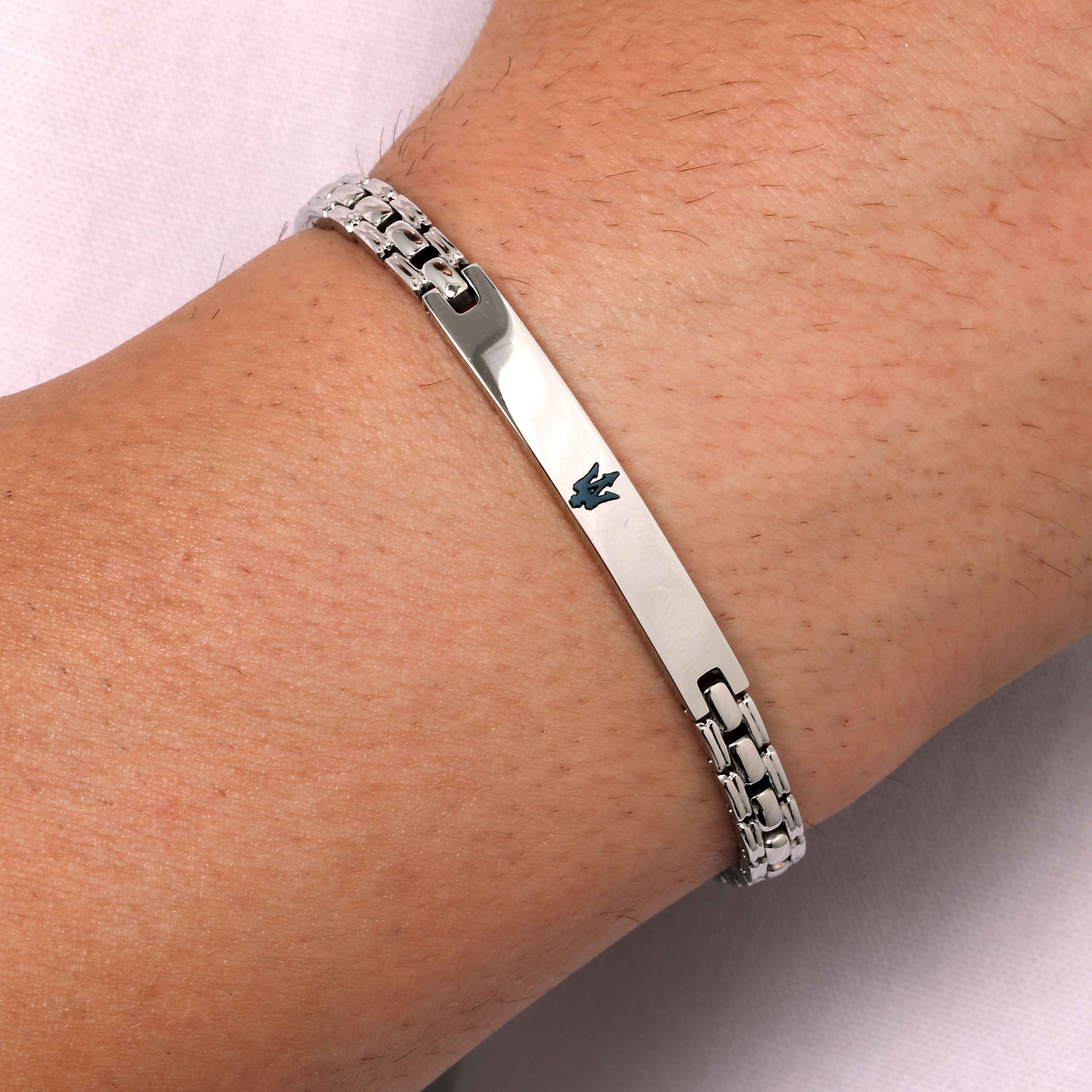 Bracciale Uomo Acciaio Maserati Centrale Semirigido JM421ATK19