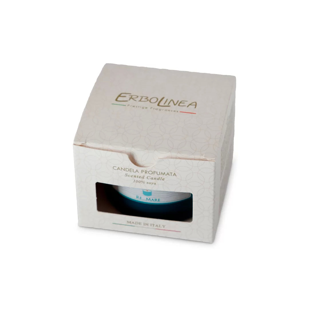 Candela Profumata D'Ambiente Erbolinea Fragranza  Essena Re...Mare
