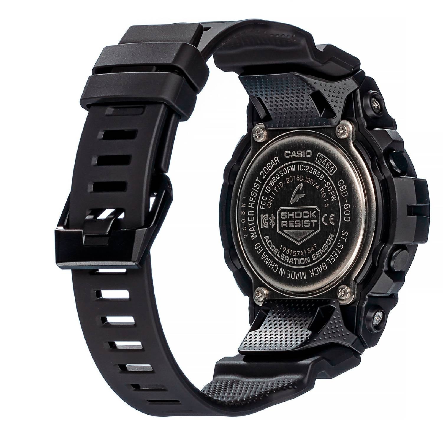 Orologio Uomo Casio G-SHOCK GBD-800-1BER Digitale Nero Quarzo Bluetooth Crono