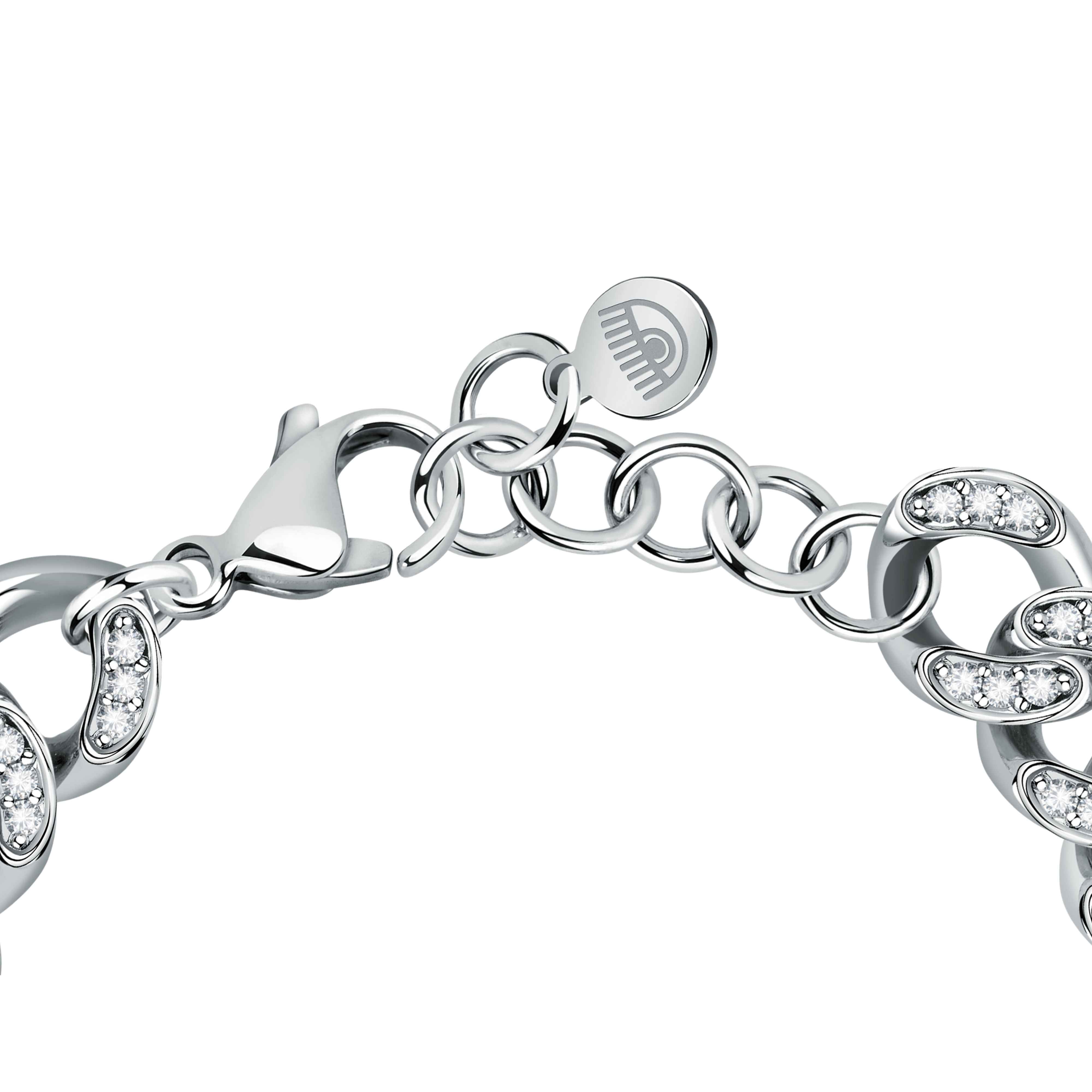 Bracciale Donna Chiara Ferragni Catena Groumette Zirconi