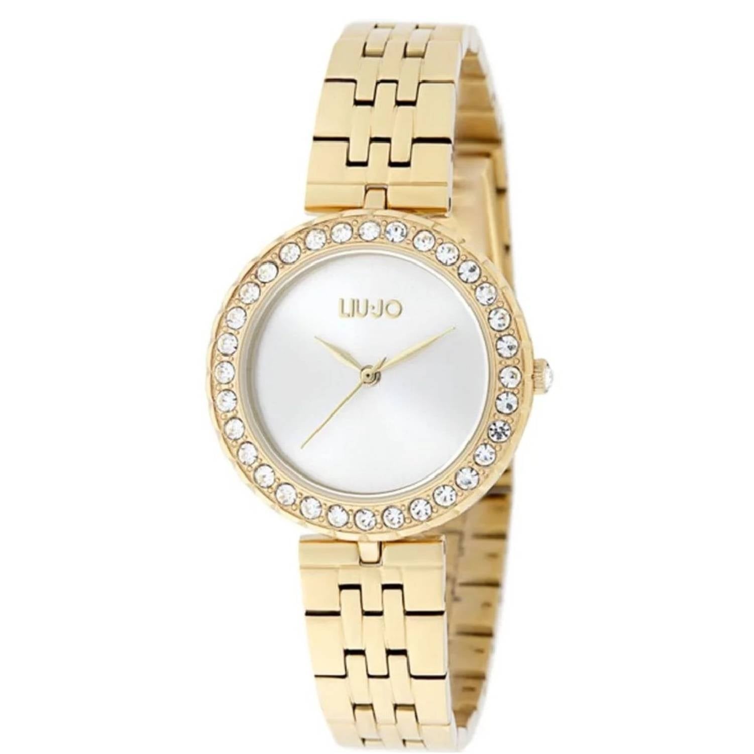 Orologio Donna Liu-Jo Luxury Crystal Chic Acciaio Dorato Solo Tempo TLJ1705