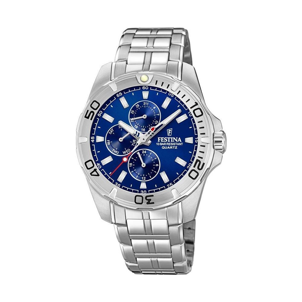 Orologio Uomo Festina Acciaio Quarzo Multifunzione Blu F20445/2