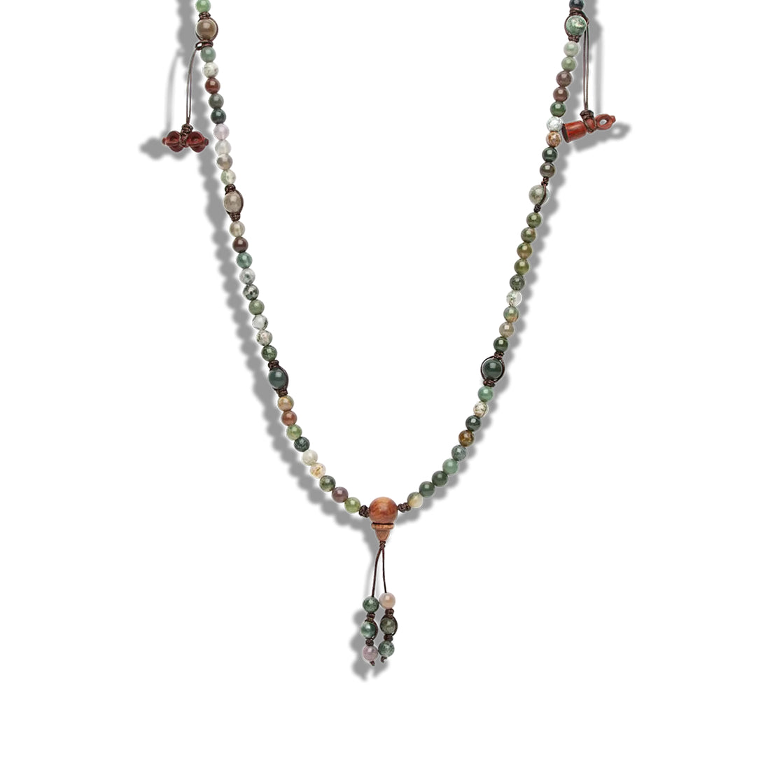 Collana Unisex Tamashii Mudra Lunga Agata Muschiata NHS1500-17
