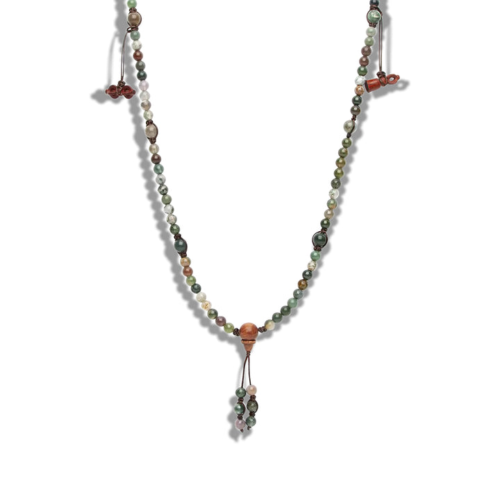Collana Unisex Tamashii Mudra Lunga Agata Muschiata NHS1500-17