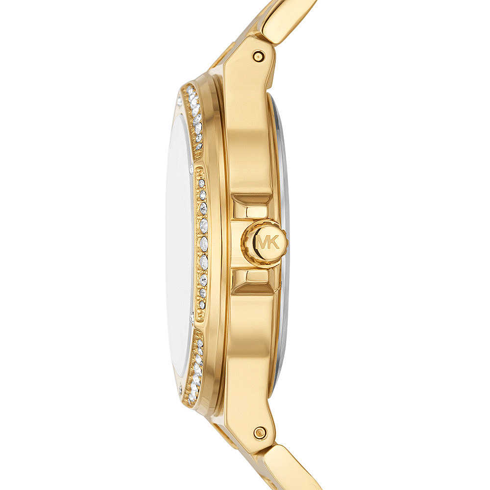 Orologio Donna Michael Kors Acciaio Dorato Solo Tempo Cristalli Sul Quadrante MK7229