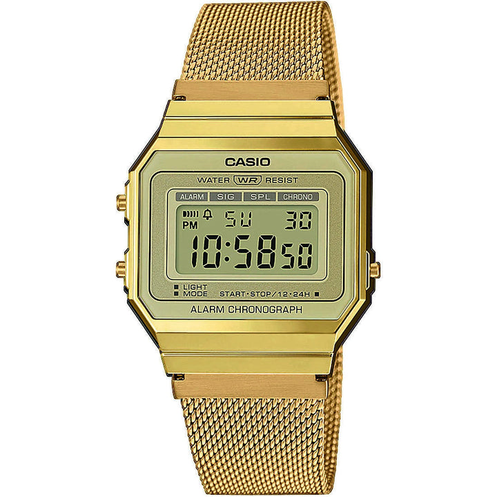 Orologio Donna Acciaio Casio Quarzo Gold Digitale Vintage A700WEMG-9AER