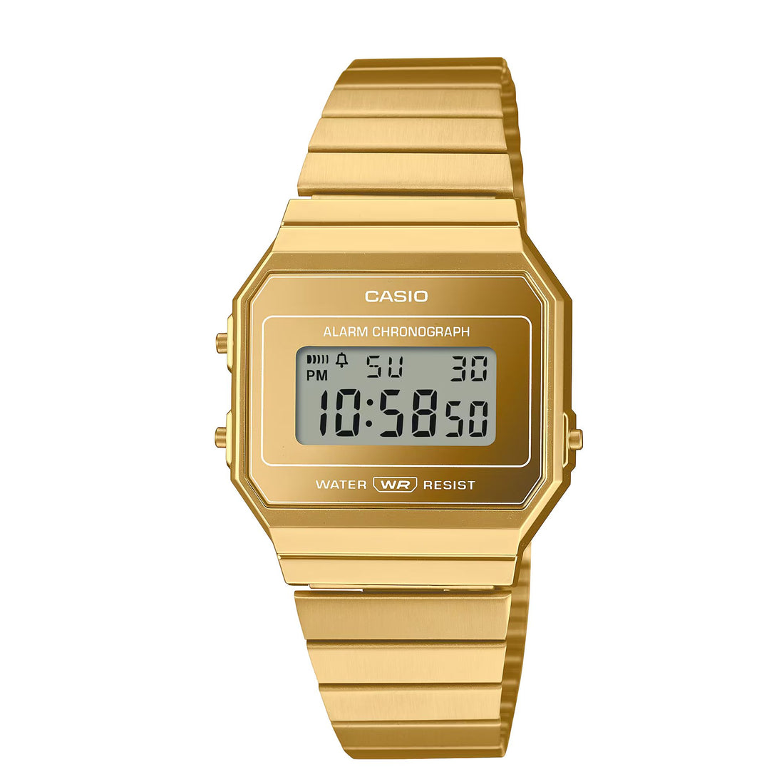 Orologio Unisex Casio Acciaio Dorato Giallo Lucido A700WEVG-9AEF