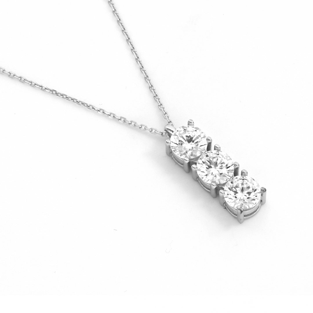 Collana Donna Unoaerre Argento 925 Trilogy Zirconi Bianchi 6070