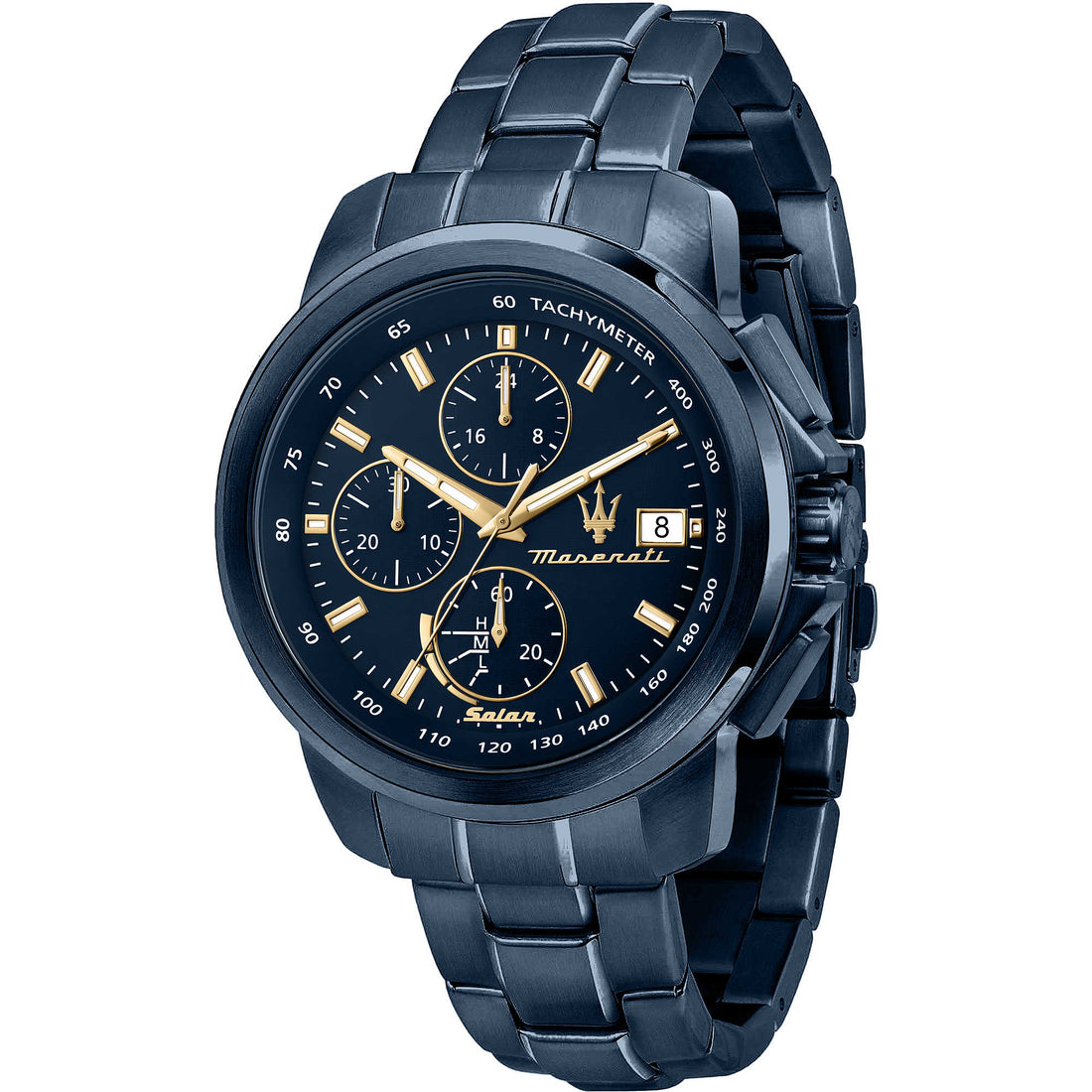 Orologio Uomo Maserati Carica Solare Solo Tempo solar Blu R8873649002