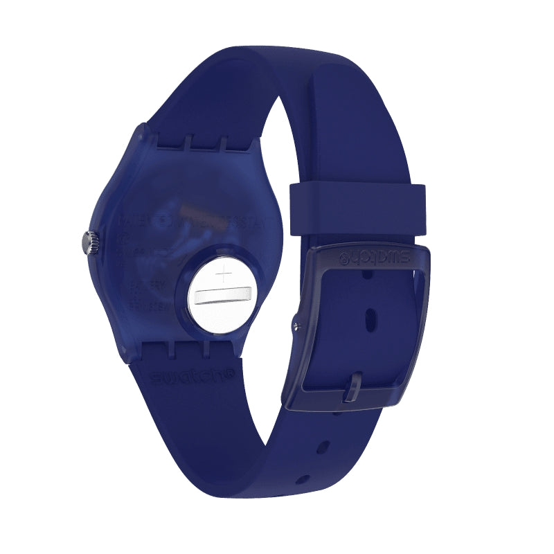Orologio Donna Bioplastica Swatch Quarzo blu Solo Tempo SO28N108