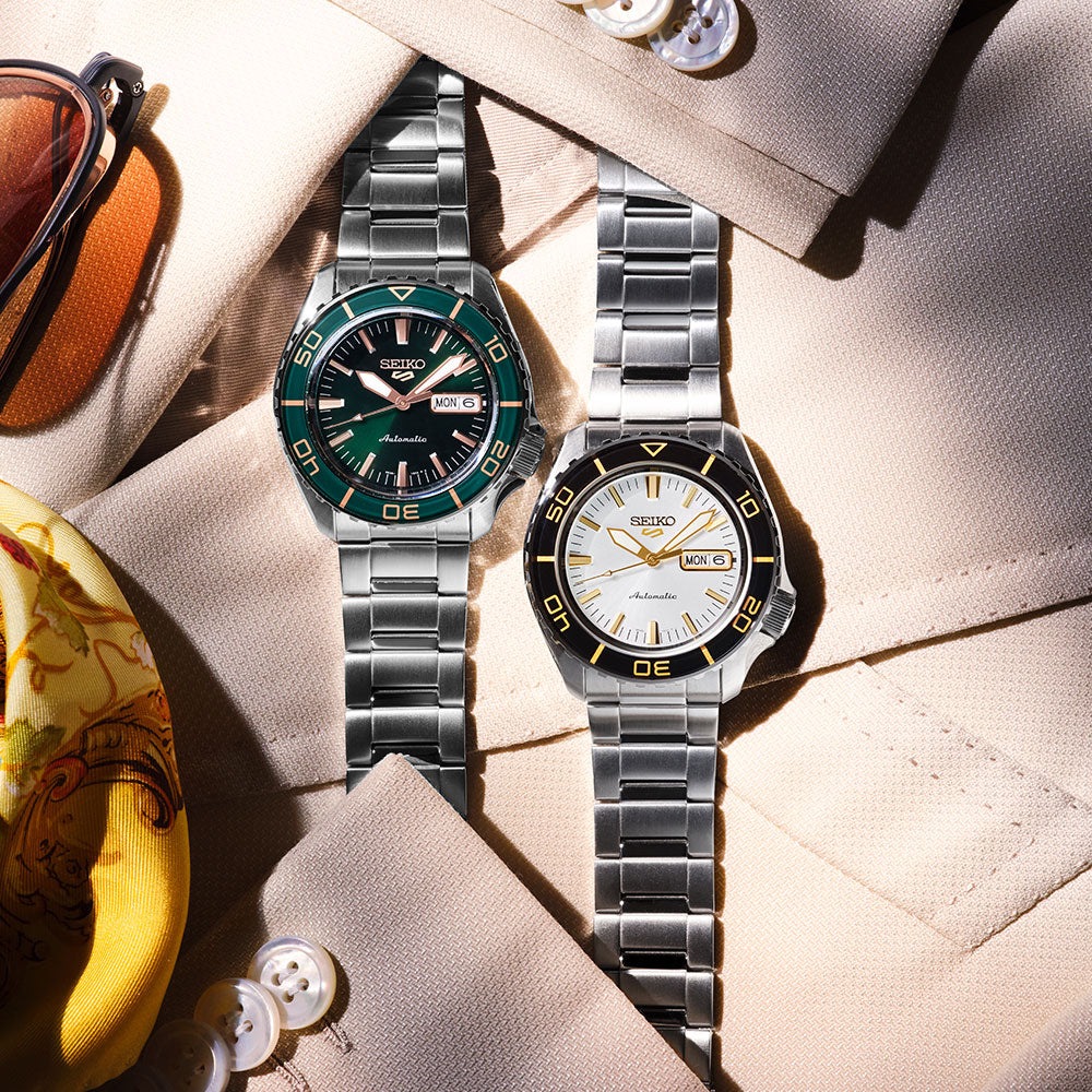 Orologio Uomo Seiko 5 Automatico SKX Verde Rosè HDB005K1