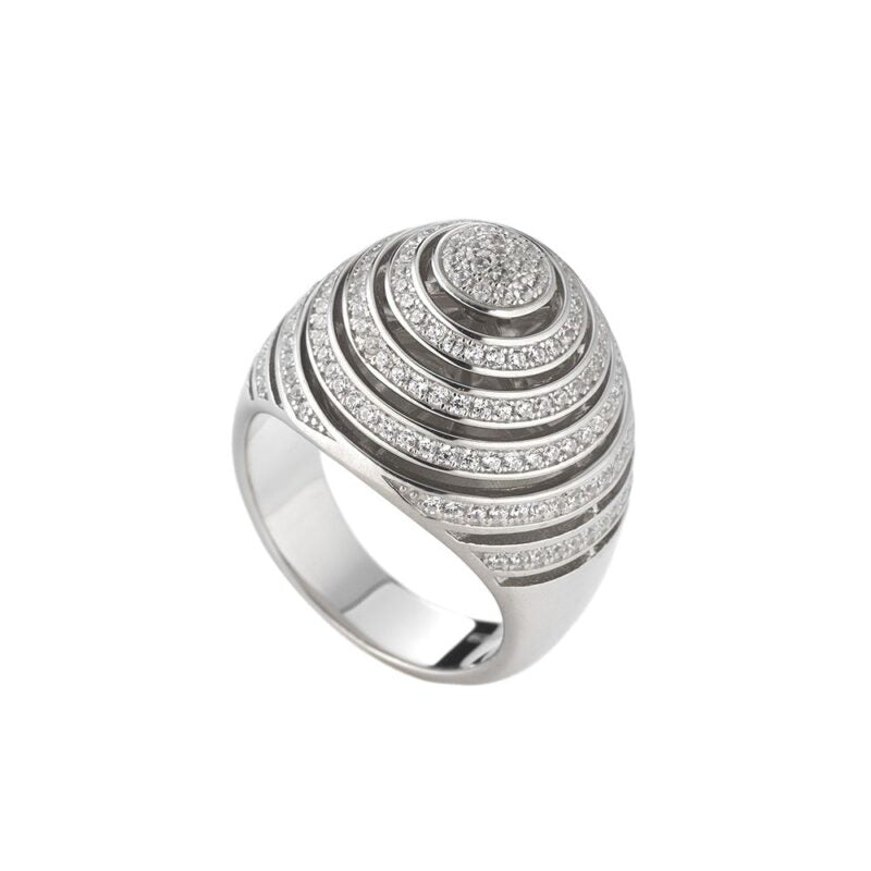 Anello Tsars Collection in argento 925 con zirconi