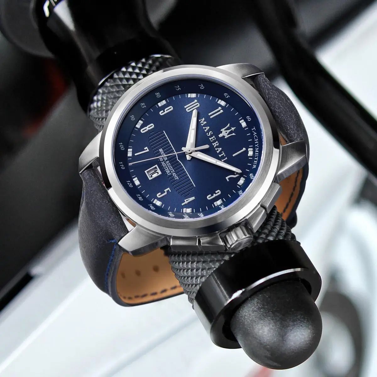 Orologio Uomo Maserati Acciaio Quarzo Solo Tempo Blu Numeri R8851121003