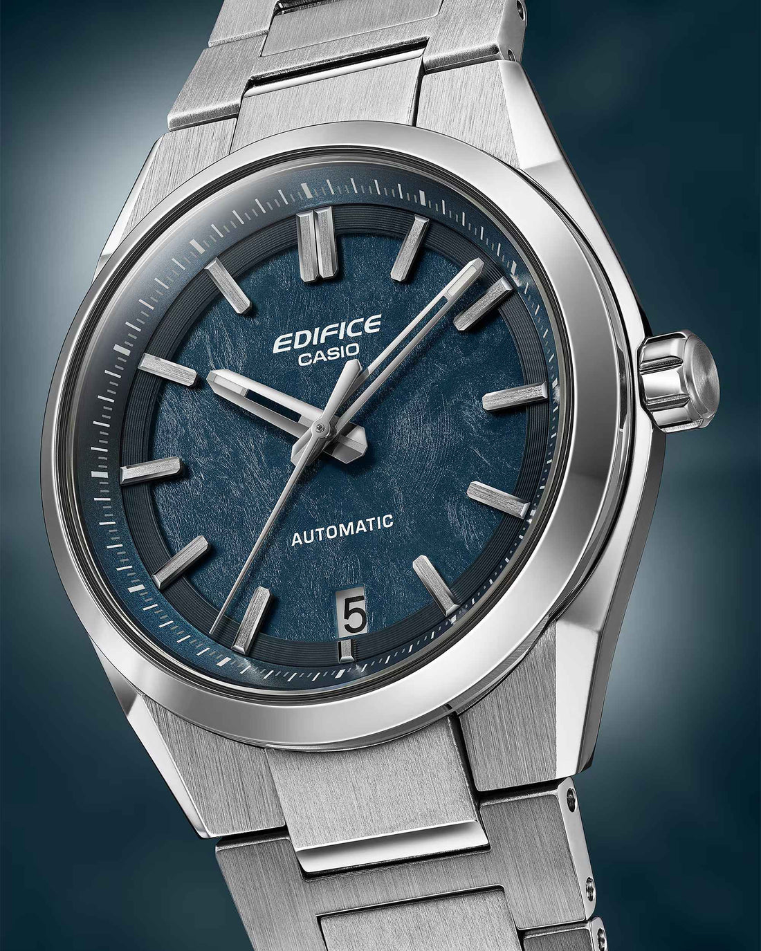 Orologio Uomo Casio Edifice Acciaio Blu Automatico EFK-100D-2AER