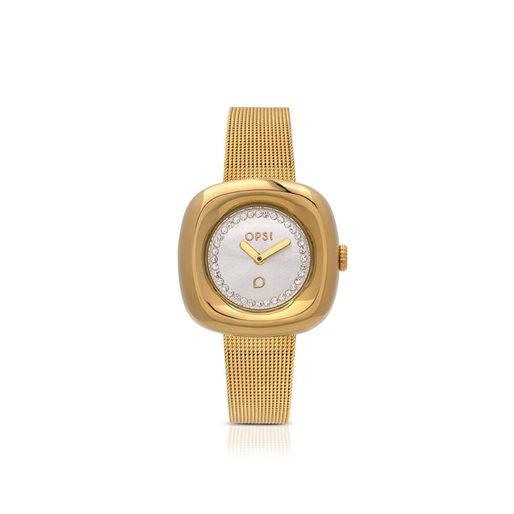 Orologio Donna Ops Curvy Acciaio Dorato Quarzo Argentè OPSPW-1074-3450