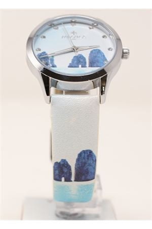 Orologio Donna Mizzica Faraglioni Quarzo Solo Tempo Cinturino Pelle Multicolore