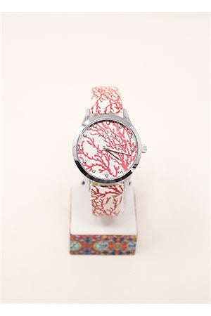 Orologio Donna Mizzica  Quarzo Solo Tempo Cinturino Pelle Multicolore