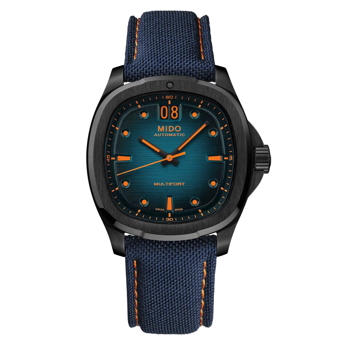 Orologio Uomo Mido Automatico Multifort TV Blu Nero M0495263704100